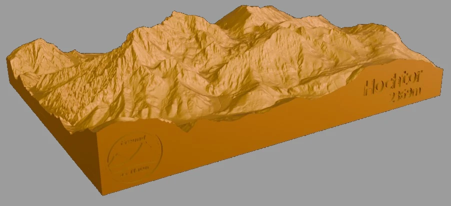 Bergreliefmodell - Hochtor (2369m) – Bild 5