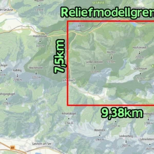 Bergreliefmodell - Hochtor (2369m) – Bild 4