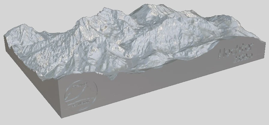 Bergreliefmodell - Hochtor (2369m) – Bild 13