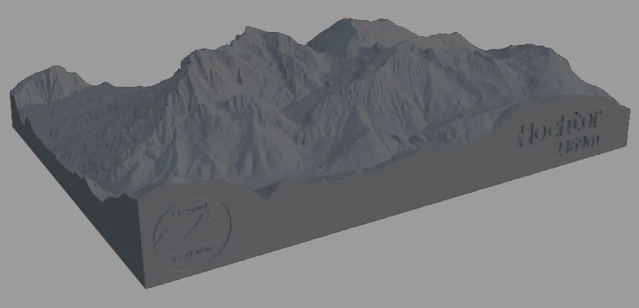 Bergreliefmodell - Hochtor (2369m) – Bild 15