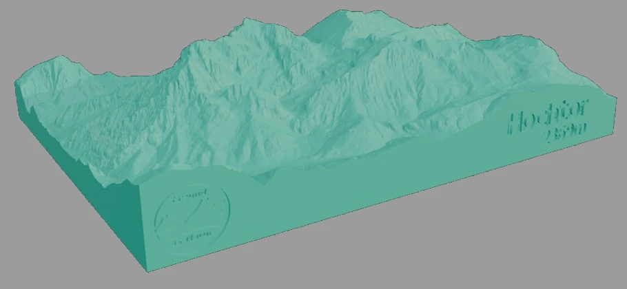 Bergreliefmodell - Hochtor (2369m) – Bild 17