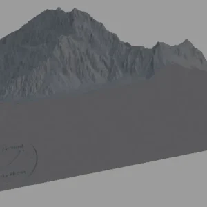 Bergreliefmodell - Watzmann (2713m) – Bild 5