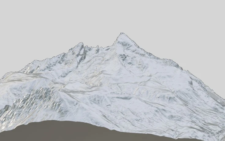 Bergreliefmodell - Watzmann (2713m) – Bild 15