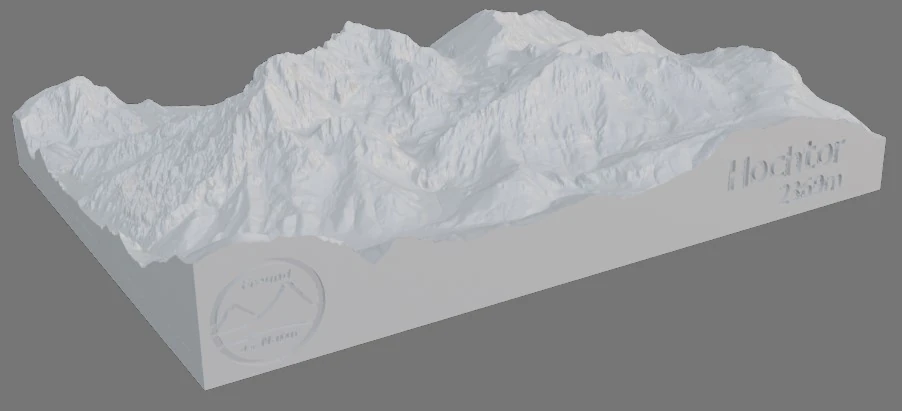 Bergreliefmodell - Hochtor (2369m) – Bild 19
