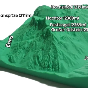 Bergreliefmodell - Hochtor (2369m) – Bild 2