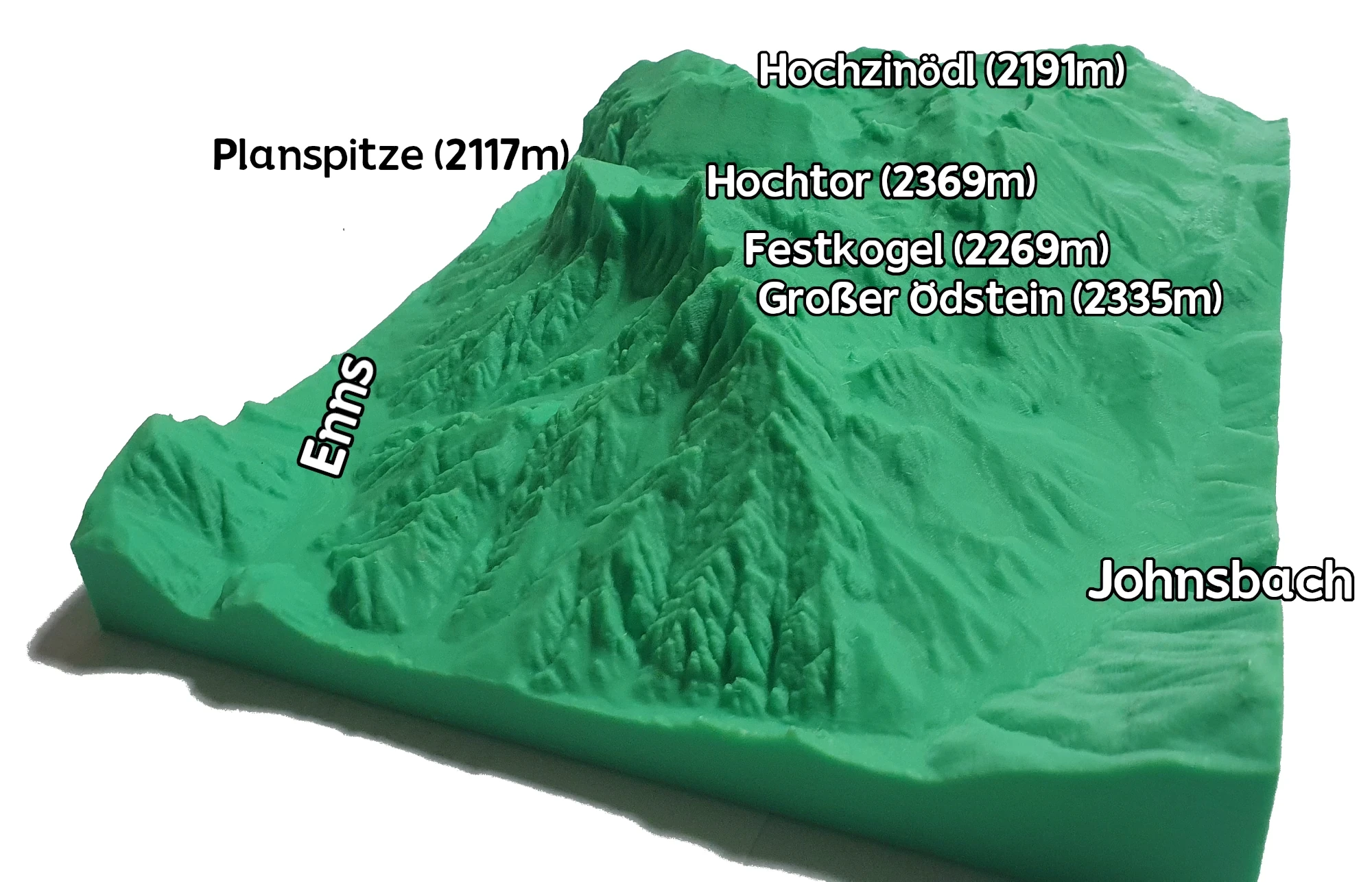 Bergreliefmodell - Hochtor (2369m) – Bild 2