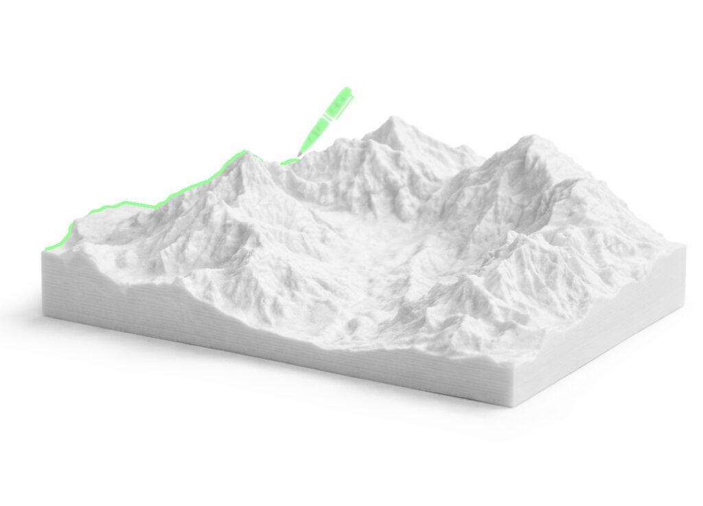 dein Wunschberg als 3D-Modell